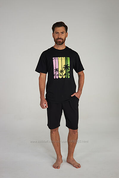 Комплект чоловічий футболка шорти SUMMER ТМ Ellen розмір S