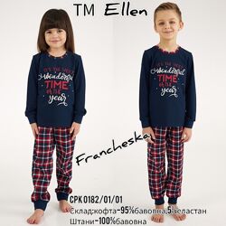 Дитяча піжама для дівчаток та хлопчиків CHRISTMAS MOOD зріст 110-152см 