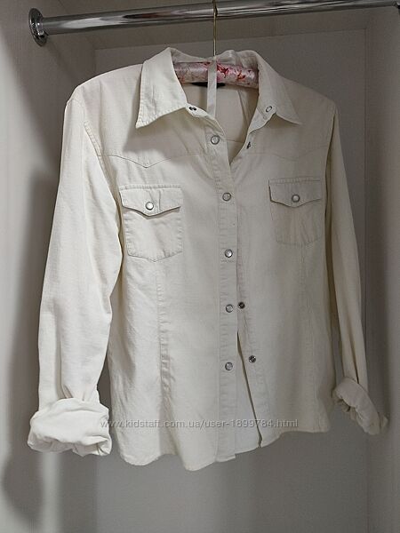 Сорочка рубашка вельвет 