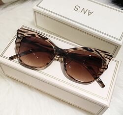 Новые модные солнцезащитные очки кошачий глаз женские брендовые дизайнерс
