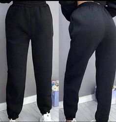 Флісхіт сезону Жіночі спортивні штани  трєхнитка на флісі. р. 48-56