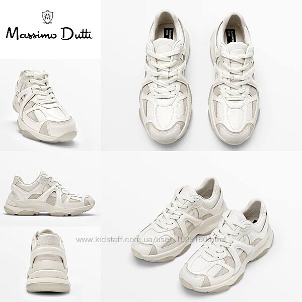 Продам женские кожаные кроссовки Massimo Dutti 