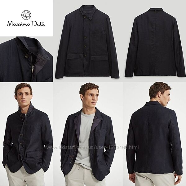 Продам мужской льняный пиджак Massimo Dutti 