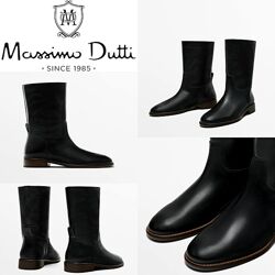 Продам жіночі шкіряні ботильйони Massimo Dutti 