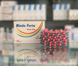 Biotin Forte Біотин Форте вітаміни для волосся нігтів шкіри 60 капс Єгипет