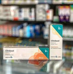 Clindasol gel Кліндазол розчин та гель Акне 30 мл Кліндаміцин Єгипет