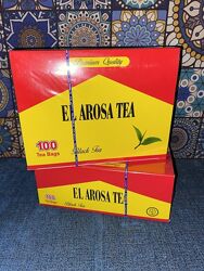 El Arosa Tea Ель Ароса Чорний чай ПРЕМІУМ КЛАСУ 50 або 100 пакетів Єгипет 