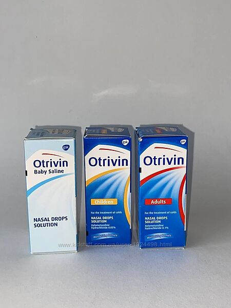 Otrivin baby Отривін бебі сольовий розчин фізрозчин15 мл