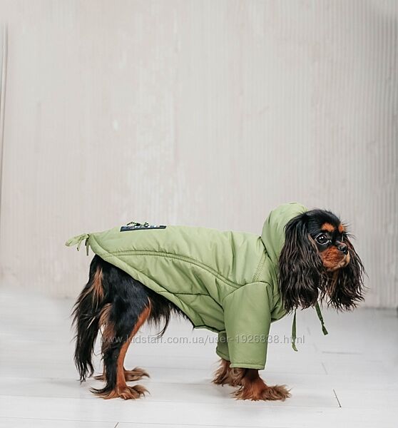 Парка куртка для собак и котов на синтепоне подклад флис унисекс 