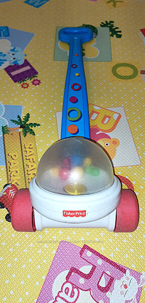 Попкорн Fisher Price Каталка на колёсиках с шариками Игрушка для малышей