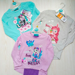 трикотажна піжама, літній костюм enchantimals