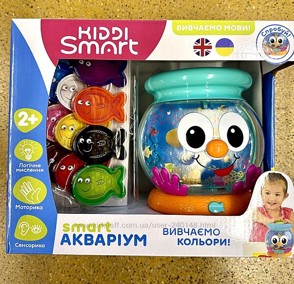 Інтерактивна двомовна іграшка, що навчаєSmart-Акваріум українська та англ