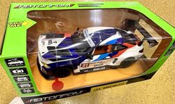 Машина металева Автопром 68282AB 124BMW M4 GT3 blue color, світло, зву