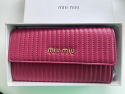 Шкіряний гаманець MIU MIU