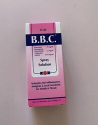 Спрей для горла B. B. C Spray Solution ББС спрей 25 мл Египет