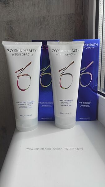 Гель для вмивання exfoliating, gentle cleanser Zein Obagi