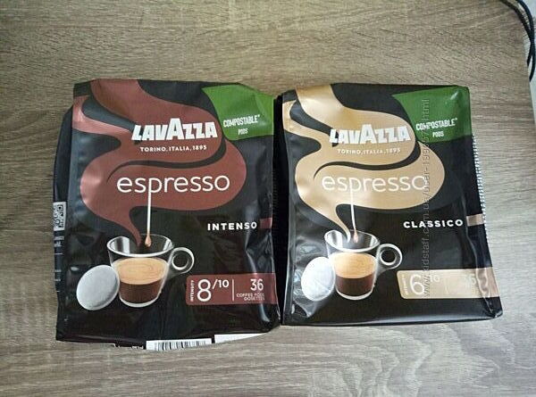 Lavazza Espresso та Intenso 36 чалд -смак Італії у кожному ковтку
