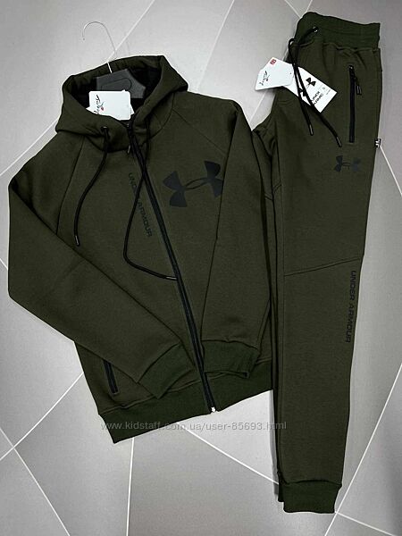 Спортивные трикотажные подростковые мужские костюмы на Флисе Nike, Under