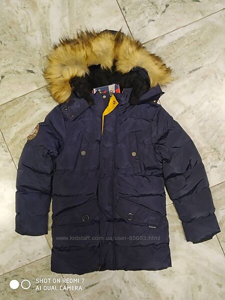 Зимняя куртка Аляска на мальчиков от 122 см 