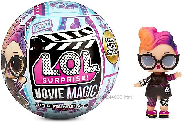LOL Surprise Movie Magic Dolls з 10 сюрпризами, лялька лол серія кіно 