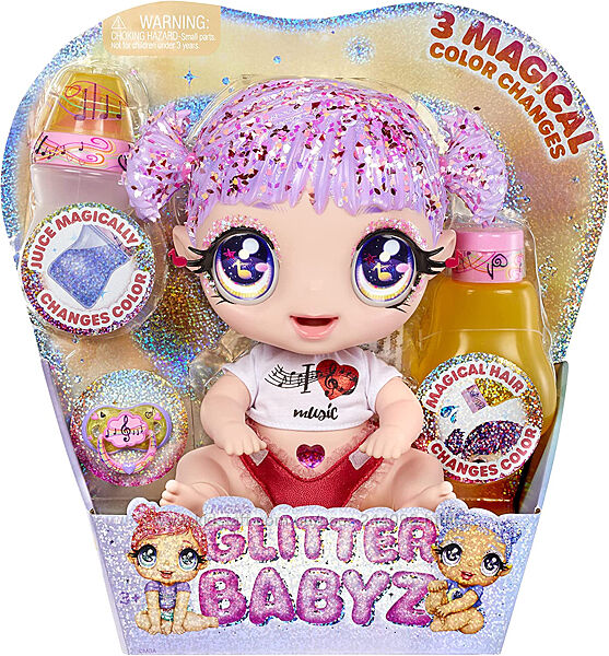 Лялька Глітер Бебіс Мелодія MGA Entertainment Glitter Babyz Melody Highnote