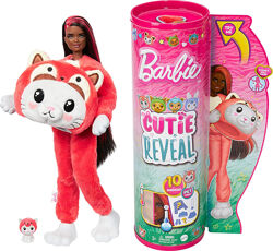 Лялька Barbie Cutie Reveal і аксесуари з костюмом тварини та 10 сюрпризами