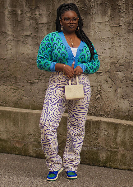 Джинсы с принтом zara новая коллекция р.40 наш 46