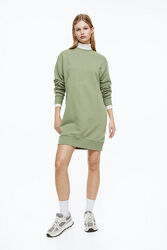 Фісташкова сукня світшот h&m s/m