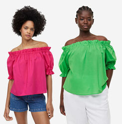 Поплінови блузи H&M 46-48, 50-52