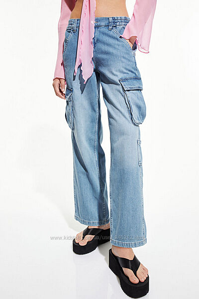 Круті джинси карго H&M  EU 48 52-54