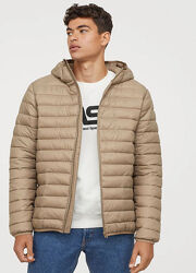 Бежева курточка пуффер H&M на підлітка XS 13 160-175 cm