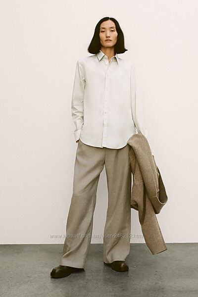 Поплінова сорочка Zara XL  46-48