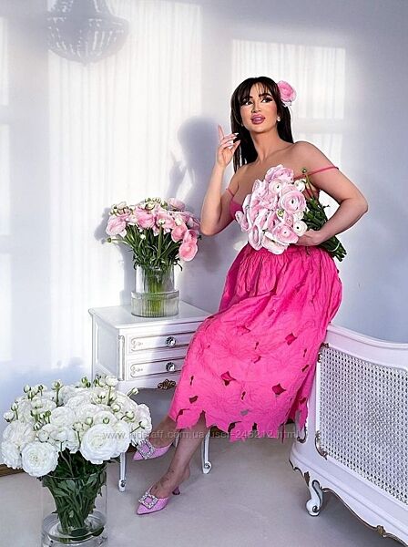 Шикарна вишита спідниця H&M S-M