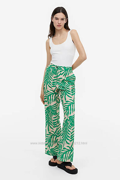 Штани H&M у тропічному стилі євро 46 на наш 48-50