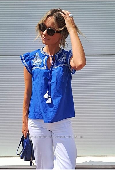 Блуза вишиванка h&m 50-52 -54