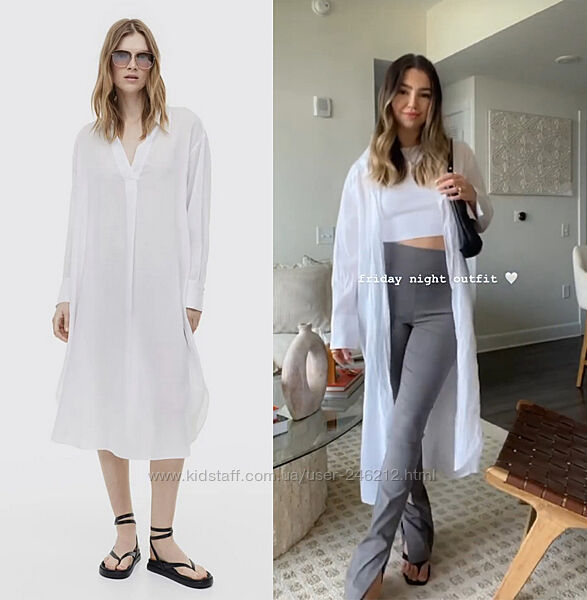 Довга сорочка сукня H&M M 46-48