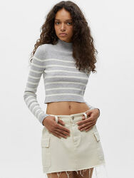 Віскозний укорочений гольфик водолазка Pull&Bear M-L