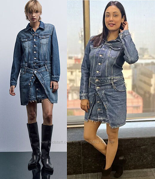 Стильна джинсова сукня Zara р. S, L