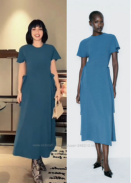 Ніжна блакитна сукня Zara р. L