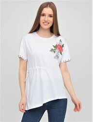 Женская футболка с Вышивкой Monte Cervino. Универсальный размер TU