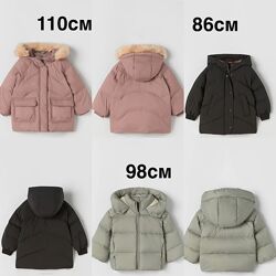 Пуховик Zara 86 98 110
