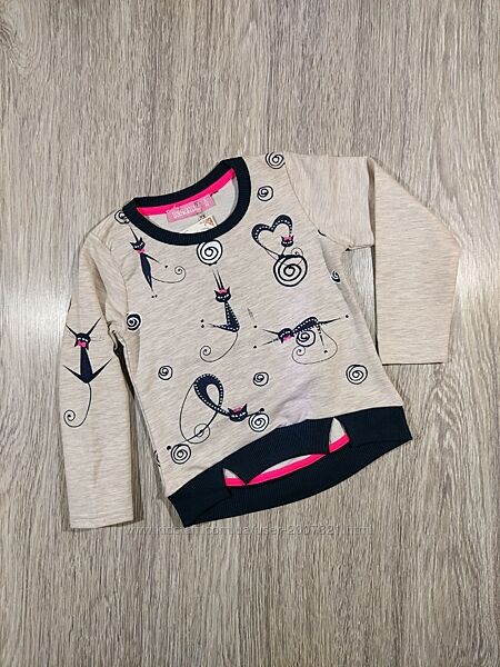 Стильний реглан для дівчинки, Туреччина.