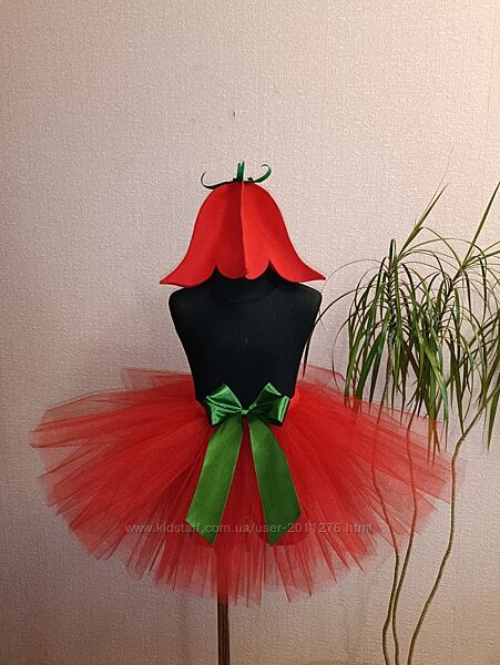 Карнавальний костюм квіточка, дзвіночок, тюльпан.