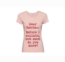 Жіноча новорічна футболка, футболка з бавовни, esmara, Німеччина
