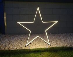 Новорічна зірка LED, різдвяна зірка іллюмінаційна, для дому та вулиці