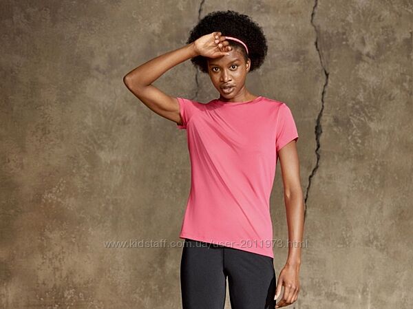 Жіноча футболка спортивна рожева euro M 40/42, L 44/46, crivit, німеччина