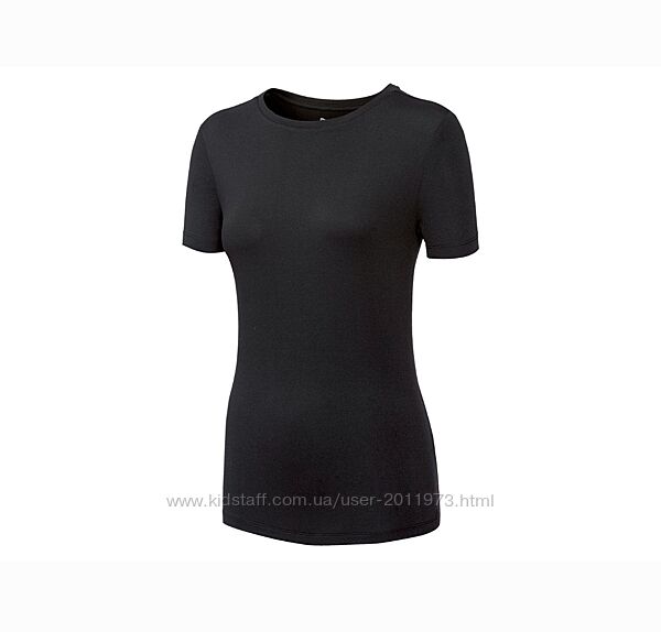 Жіноча футболка спортивна чорна euro M 40/42 crivit, німеччина