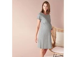 Сукня для вагітних трикотажне плаття з бавовни, esmara  німеччина сіре
