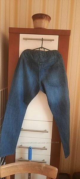 Брендовые джинсовые джоггеры H&M, р.8, 9, 10 лет