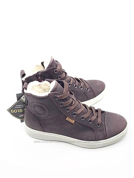 Оригінальні дитячі зимові черевики Ecco Gore-Tex